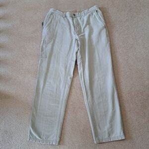 Men's Columbia Pants Lander Canvas Pants Utility Beige 36x34 AM8431